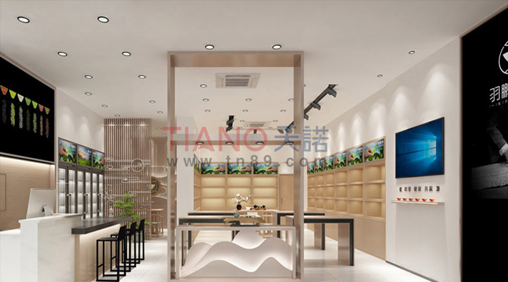 專賣店設(shè)計  東莞羽鵬名茶